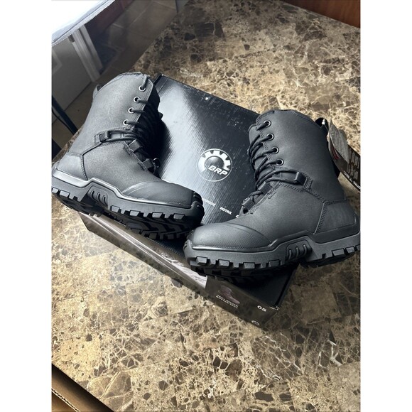 Ski-Doo Tec Snowmobile Boots Unisex Size 5 Black Skidoo Steel Toe - Picture 8 of 9